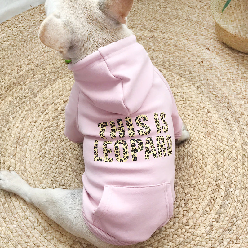 Warm Fleece Lined Pet Sweater Cozy Clothing Outfit