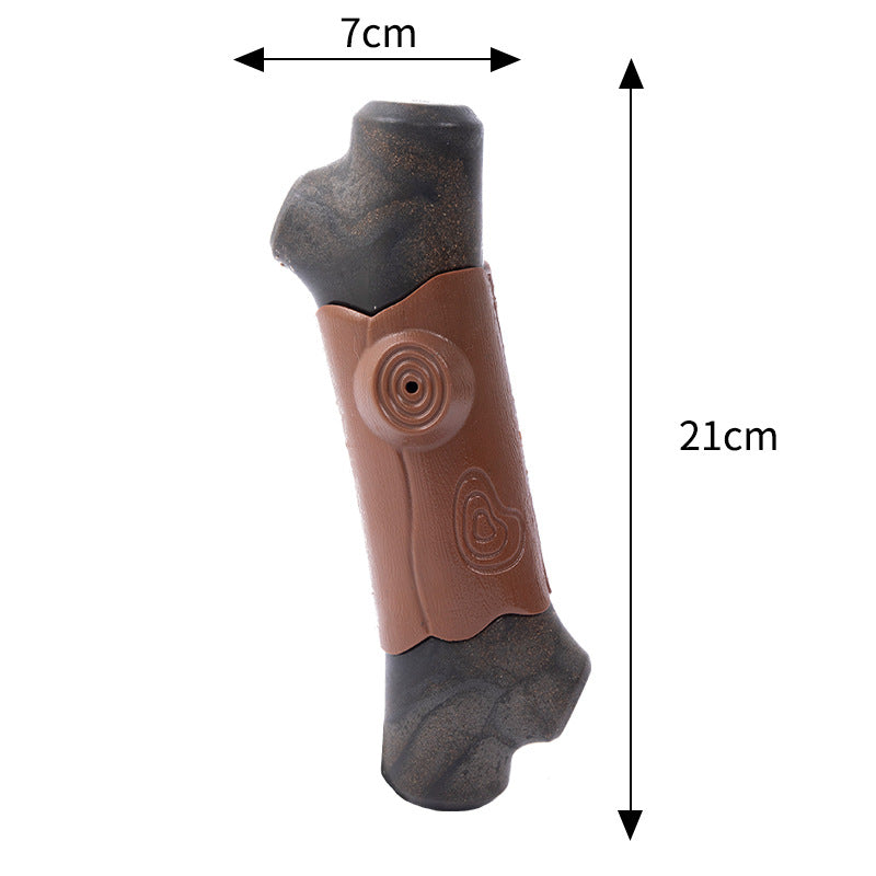 Pet Indestructible Chew Toy Durable Bacon Flavor Large Breed Toy