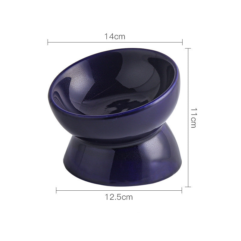 Ceramic Neck Guard Anti-Choke Pet Feeding Bowl