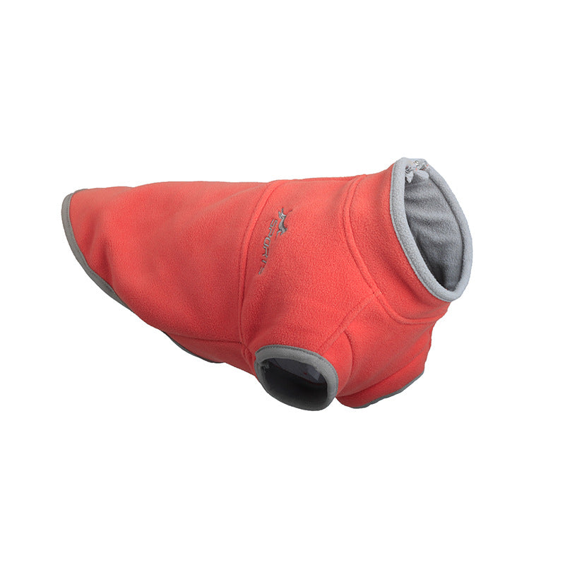 Thick Polar Fleece Solid Color Pet Sweater