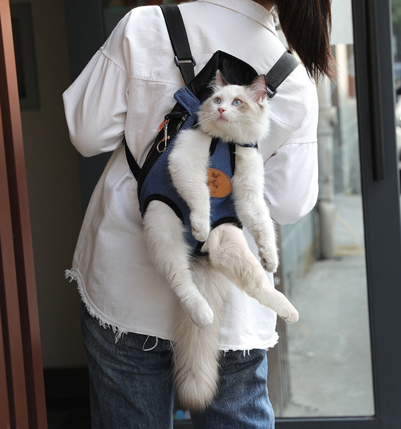 Portable Spring Outdoor Pet Backpack Carrier Bag