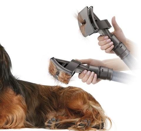 Pet Grooming Vacuum Brush Attachment Hair Removal Cleaning Tool