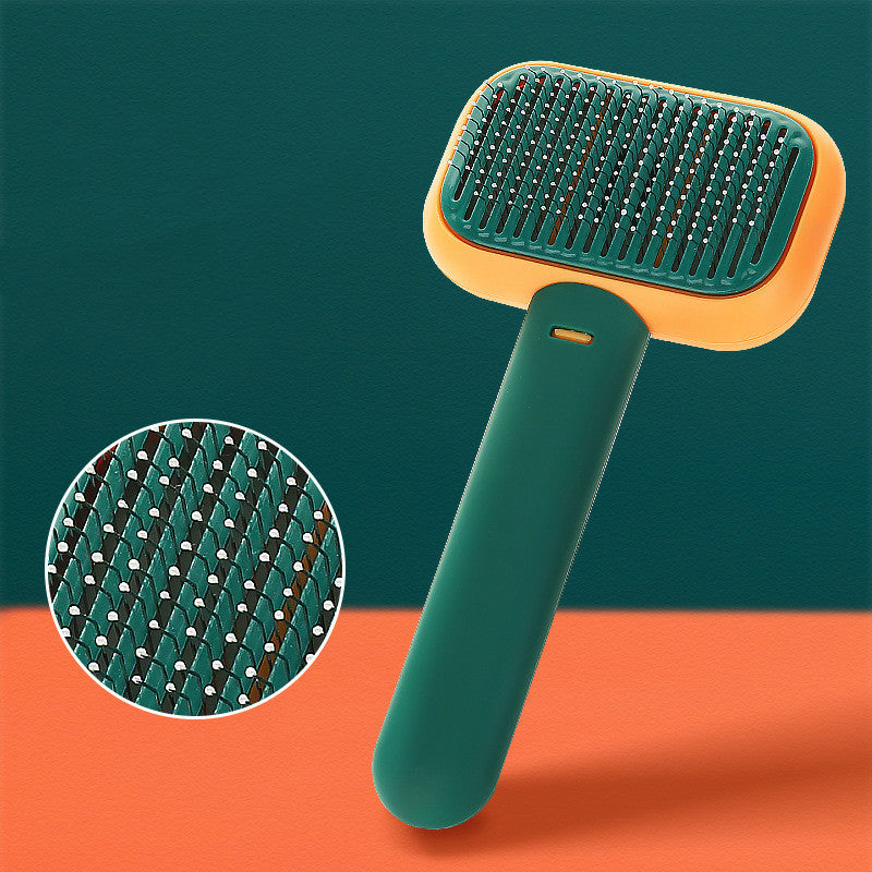 Stainless Steel Pet Grooming Comb Massage Hair Cleaning Brush Tool