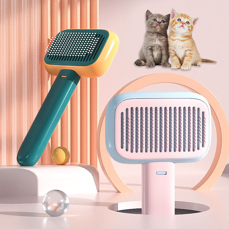 Stainless Steel Pet Grooming Comb Massage Hair Cleaning Brush Tool
