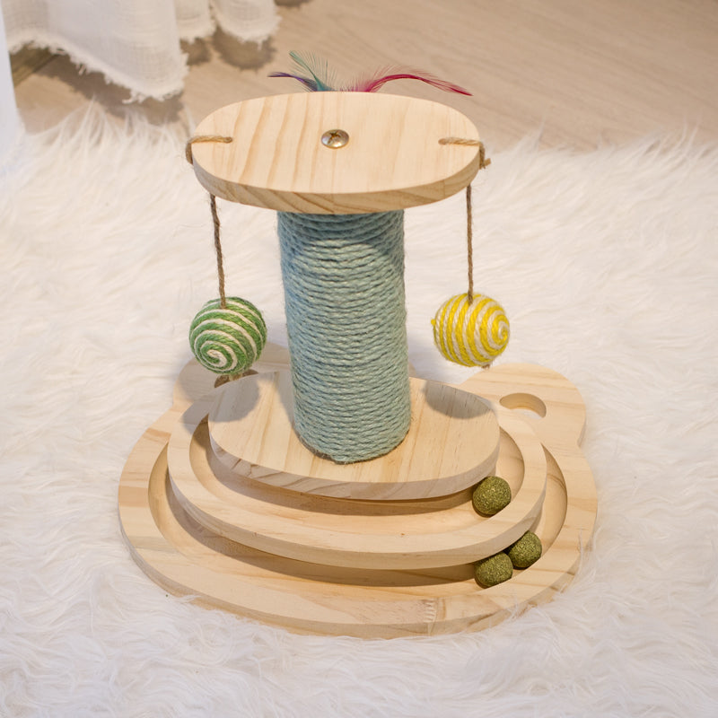 Pet Scratcher Interactive Maze Ball Toy Accessories