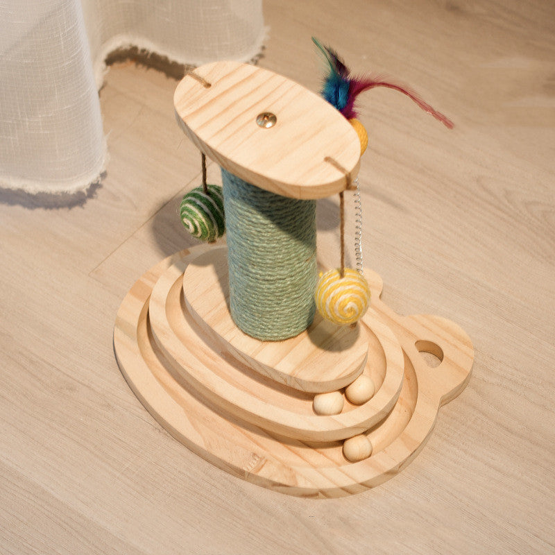 Pet Scratcher Interactive Maze Ball Toy Accessories