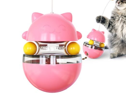 Pet Food Dispensing Tumbler Ball Toy Intelligence Training