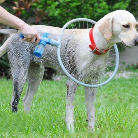 Pet Bathing Shower Brush Grooming Tool With Water Spray Design