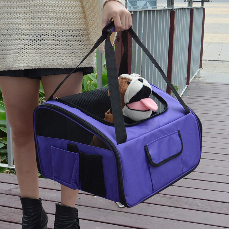 Portable Pet Backpack Carrier Bag With Diaper Function