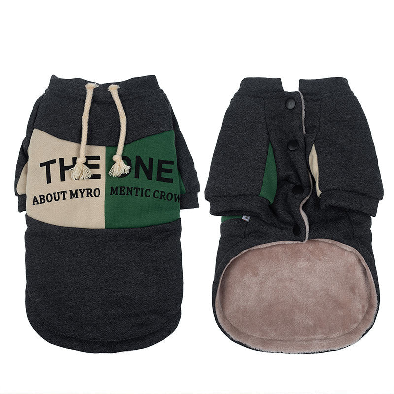 Autumn Winter Two Legged Pet Sweater Small Breed Outfit