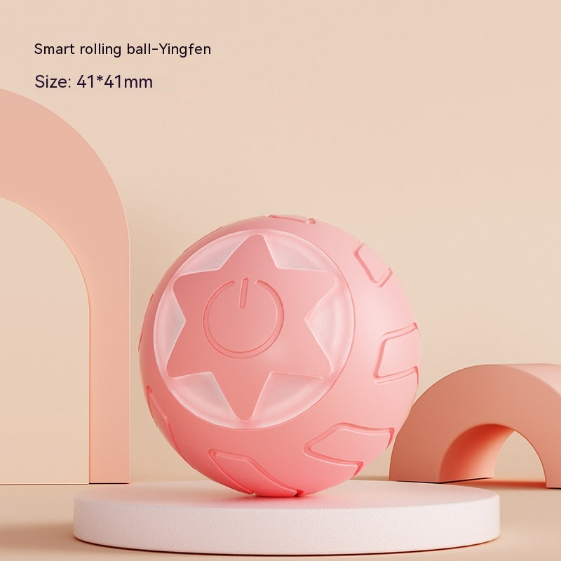 Pet Rolling Ball Self Moving Bite Resistant Interactive Toy