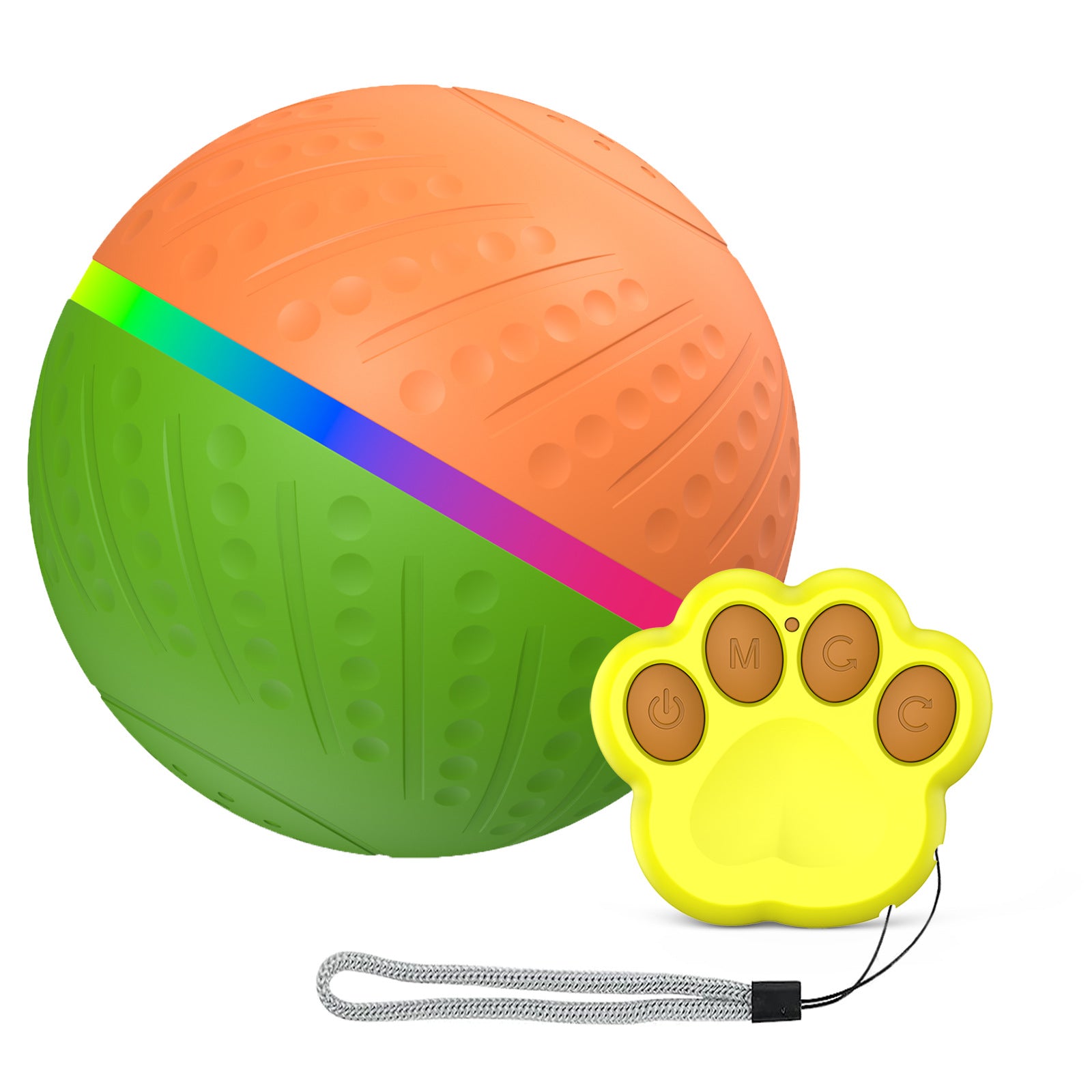 Pet Bite Resistant Remote Control Interactive Intelligent Ball Toy