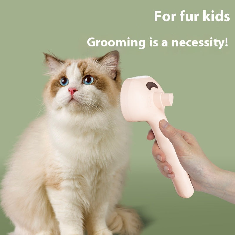 Pet Grooming Spray Comb Dematting Hair Remover Brush Mist Tool
