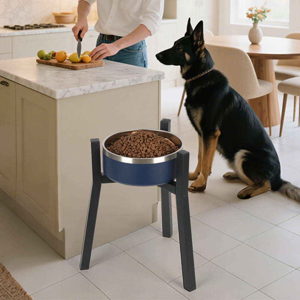 Adjustable Width Pet Bowl Bracket Feeding Stand Holder