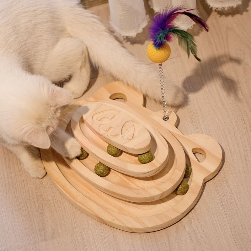 Pet Scratcher Interactive Maze Ball Toy Accessories