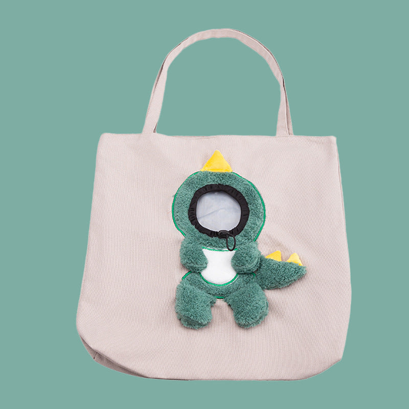 Animal Shaped Pet Backpack Off Shoulder Portable Carry Bag