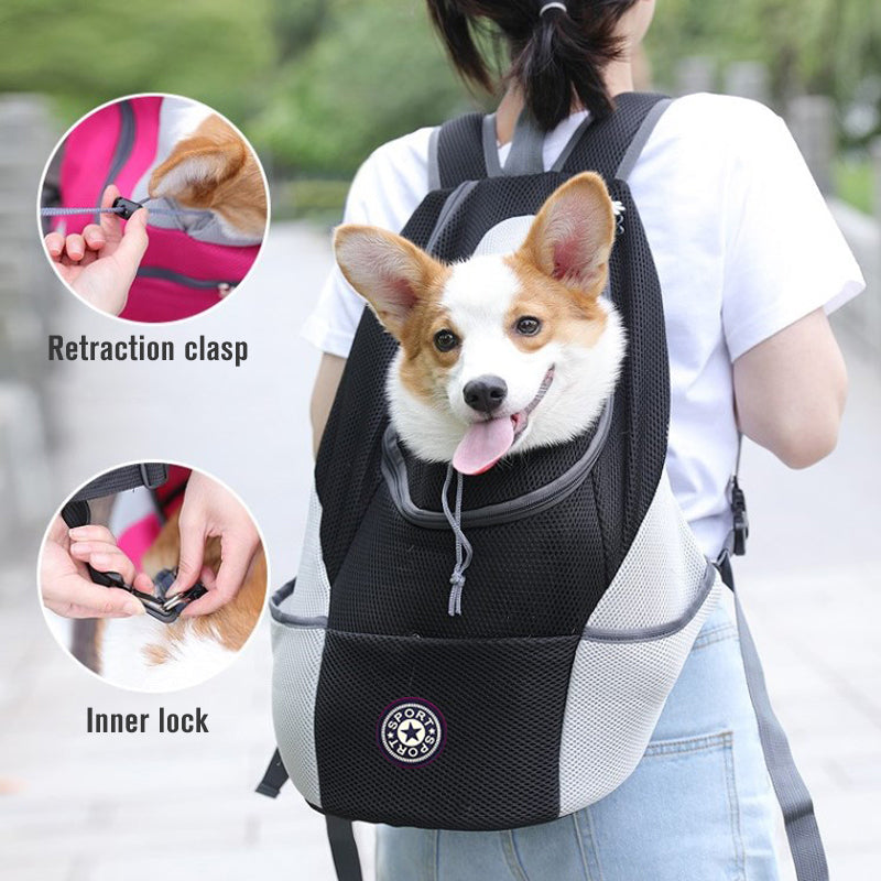 Portable Outdoor Pet Travel Backpack Carrier Bag
