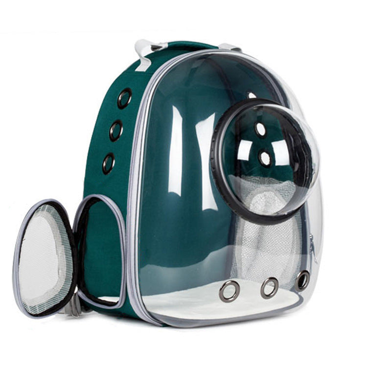 Large Capacity Transparent Pet Backpack Breathable Skylight Carrier Bag