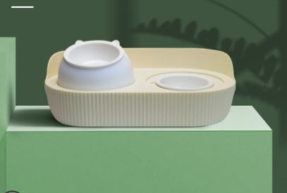 Ceramic Pet Feeding Bowl Neck Protection Design