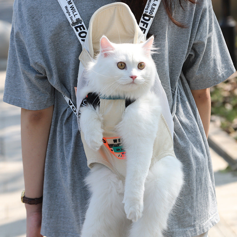 Portable Pet Shoulder Backpack Travel Carrier Bag