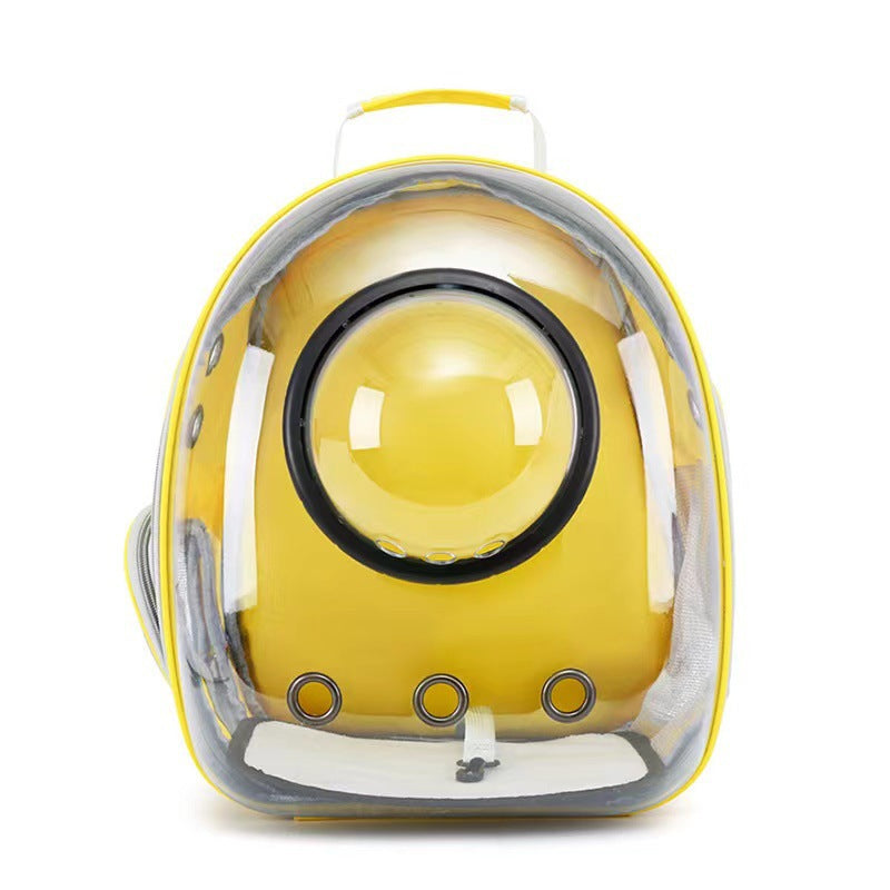 Large Capacity Transparent Pet Backpack Breathable Skylight Carrier Bag