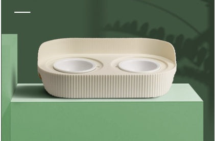 Ceramic Pet Feeding Bowl Neck Protection Design