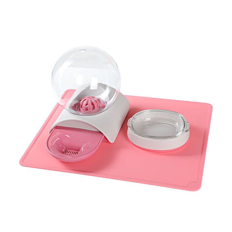 Automatic Pet Feeding Water Dispenser Bowl