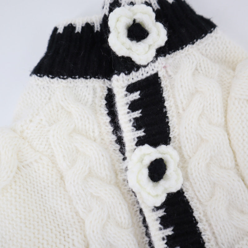 Autumn Winter Pet Sweater Comfortable Clothing Outfit