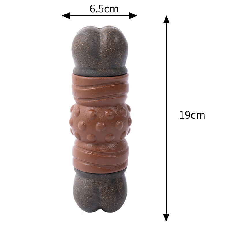 Pet Indestructible Chew Toy Durable Bacon Flavor Large Breed Toy