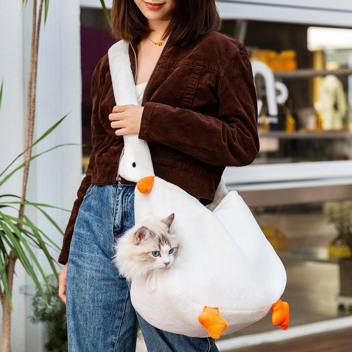 Animal Shaped Pet Backpack Off Shoulder Portable Carry Bag