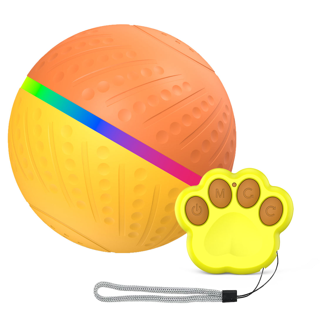 Pet Bite Resistant Remote Control Interactive Intelligent Ball Toy