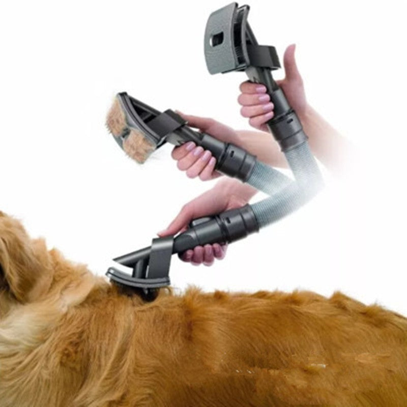 Pet Grooming Vacuum Brush Attachment Hair Removal Cleaning Tool