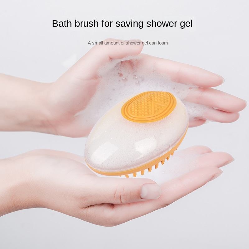 2 In 1 Silicone Pet Bath Brush Massage Grooming Shower Comb Tool