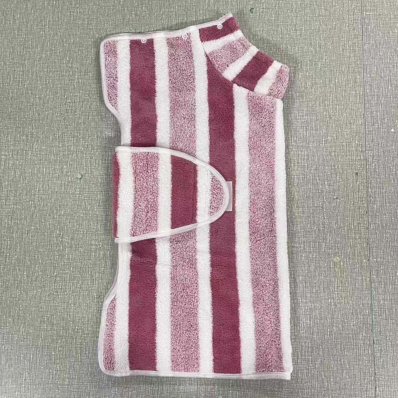 Absorbent Pet Bath Robe Towel Comfortable Quick Dry Apparel