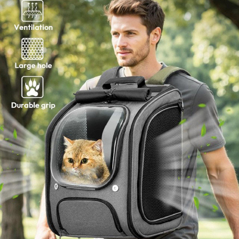 Portable Aviation Pet Backpack Fashion Travel Carrier Bag