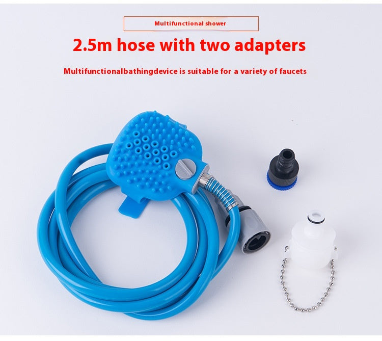 Pet Bathing Silicone Gloves Shower Brush Handheld Massage Tool