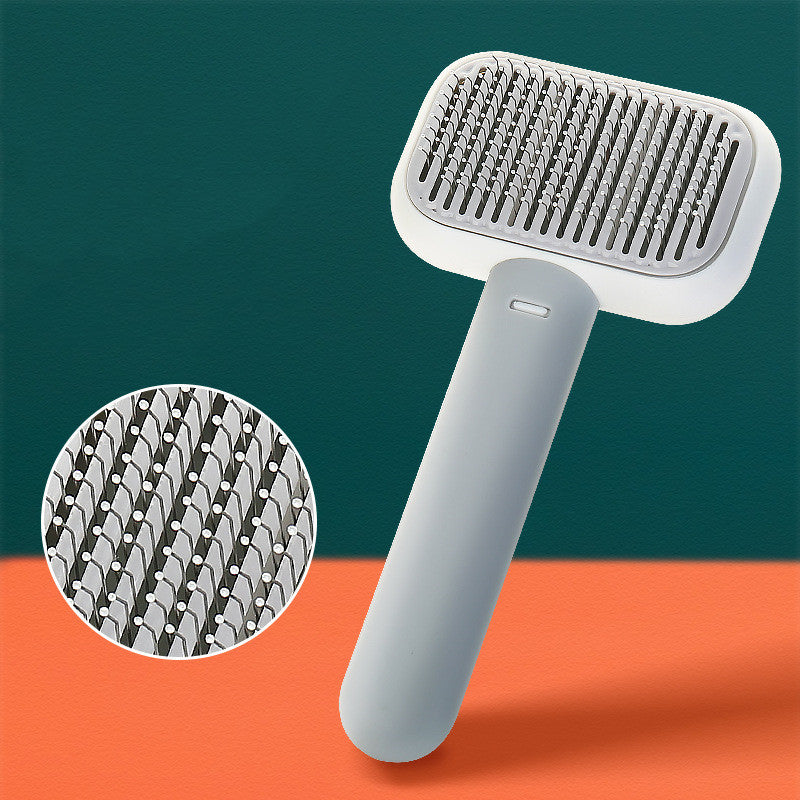 Stainless Steel Pet Grooming Comb Massage Hair Cleaning Brush Tool
