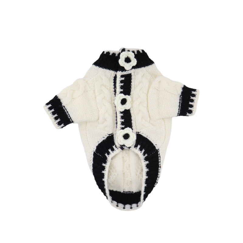 Autumn Winter Pet Sweater Comfortable Clothing Outfit