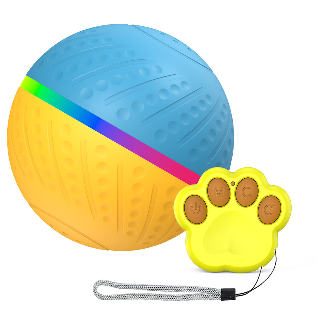 Pet Bite Resistant Remote Control Interactive Intelligent Ball Toy