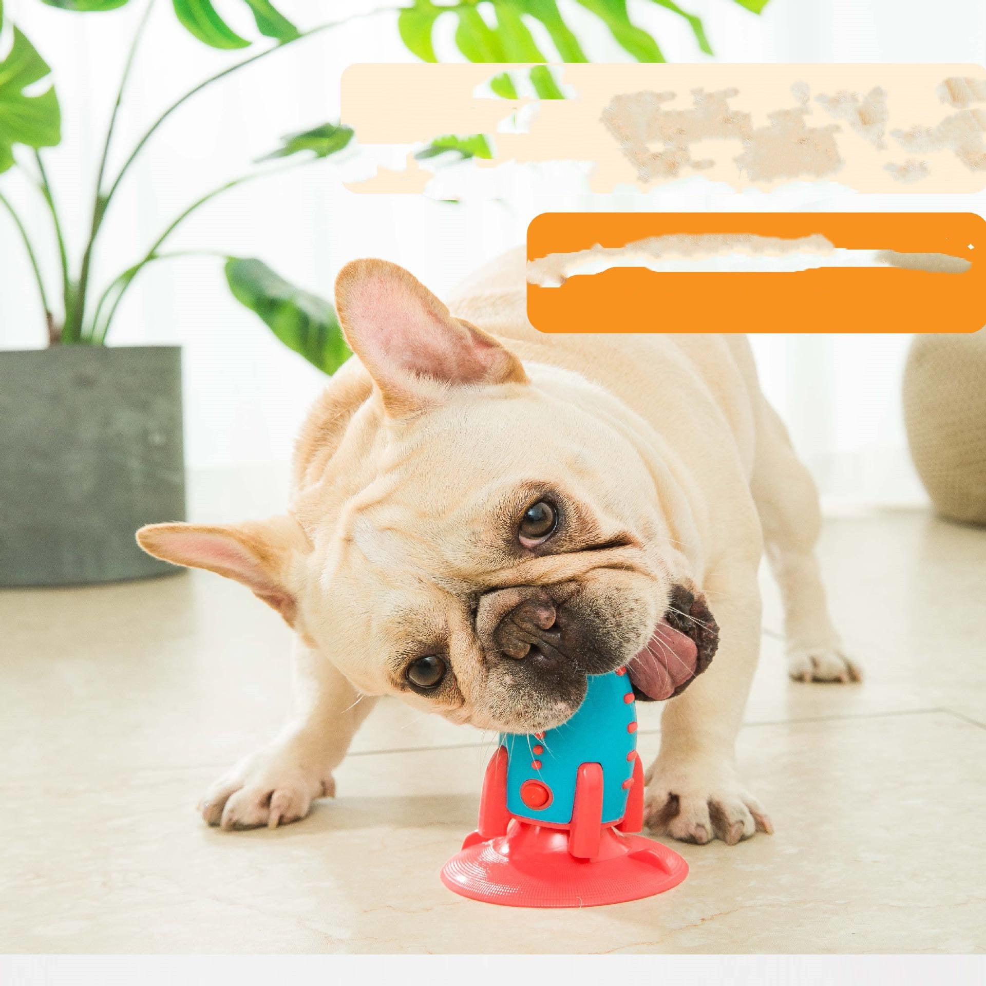Pet Rocket Food Dispensing Bite Resistant Toy Accessories