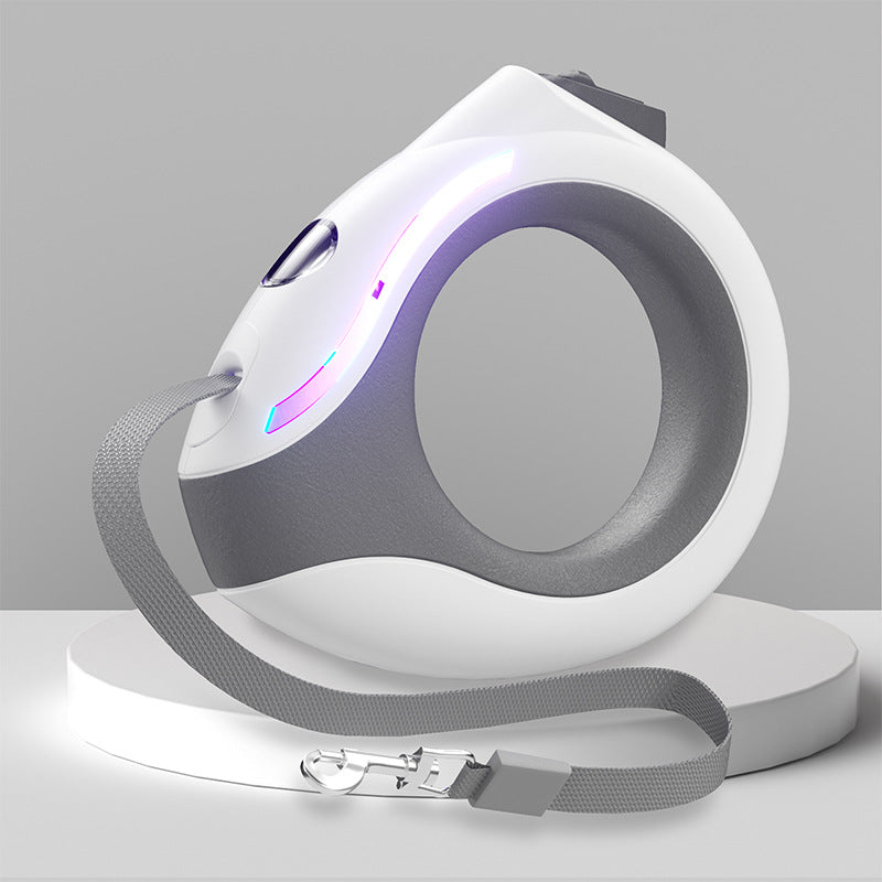 LED Night Light Automatic Retractable Pet Training Leash Supplies