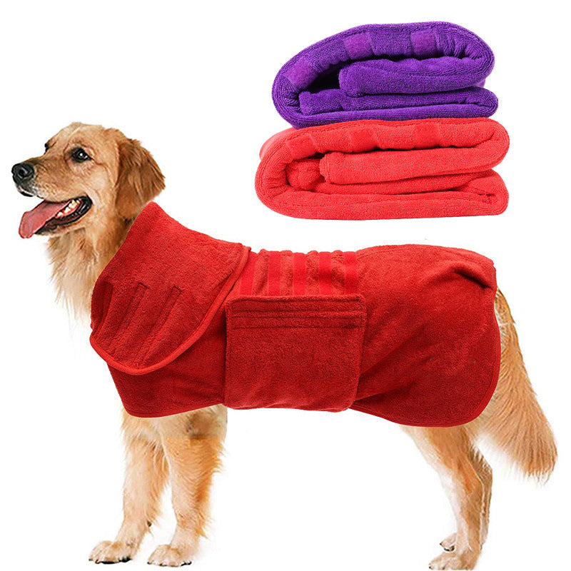 Super Absorbent Quick Drying Pet Fiber Bath Towel For Grooming Care