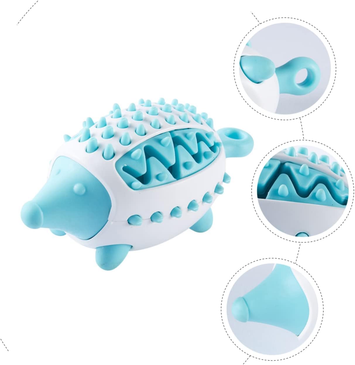 Pet Wear Resistant Treat Dispensing Puzzle Chew Squeaky Toy
