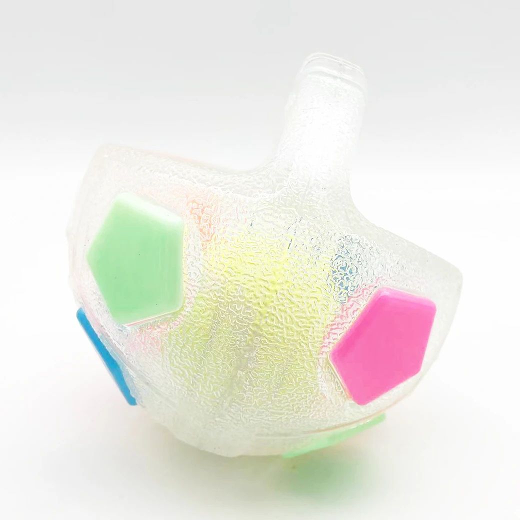 Pet Football Tennis Ball Shaped Durable Squeaky Training Toy