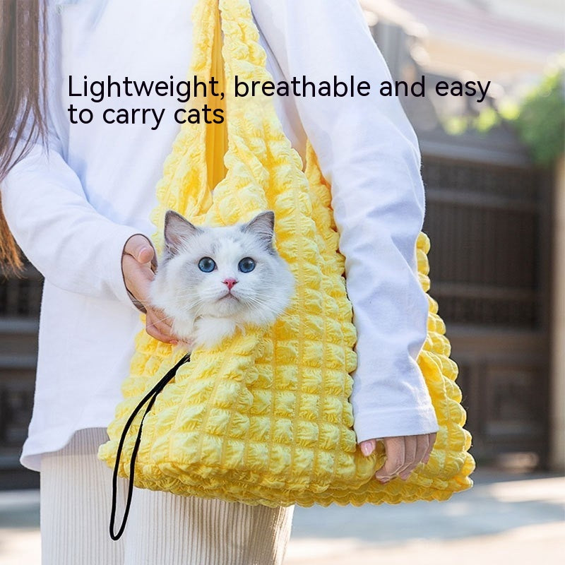Animal Shaped Pet Backpack Off Shoulder Portable Carry Bag