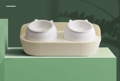 Ceramic Pet Feeding Bowl Neck Protection Design