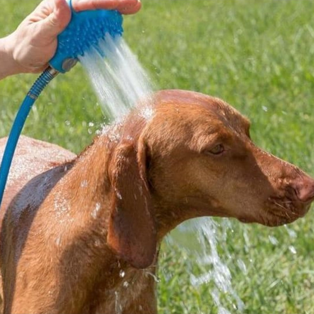 Pet Bathing Silicone Gloves Shower Brush Handheld Massage Tool