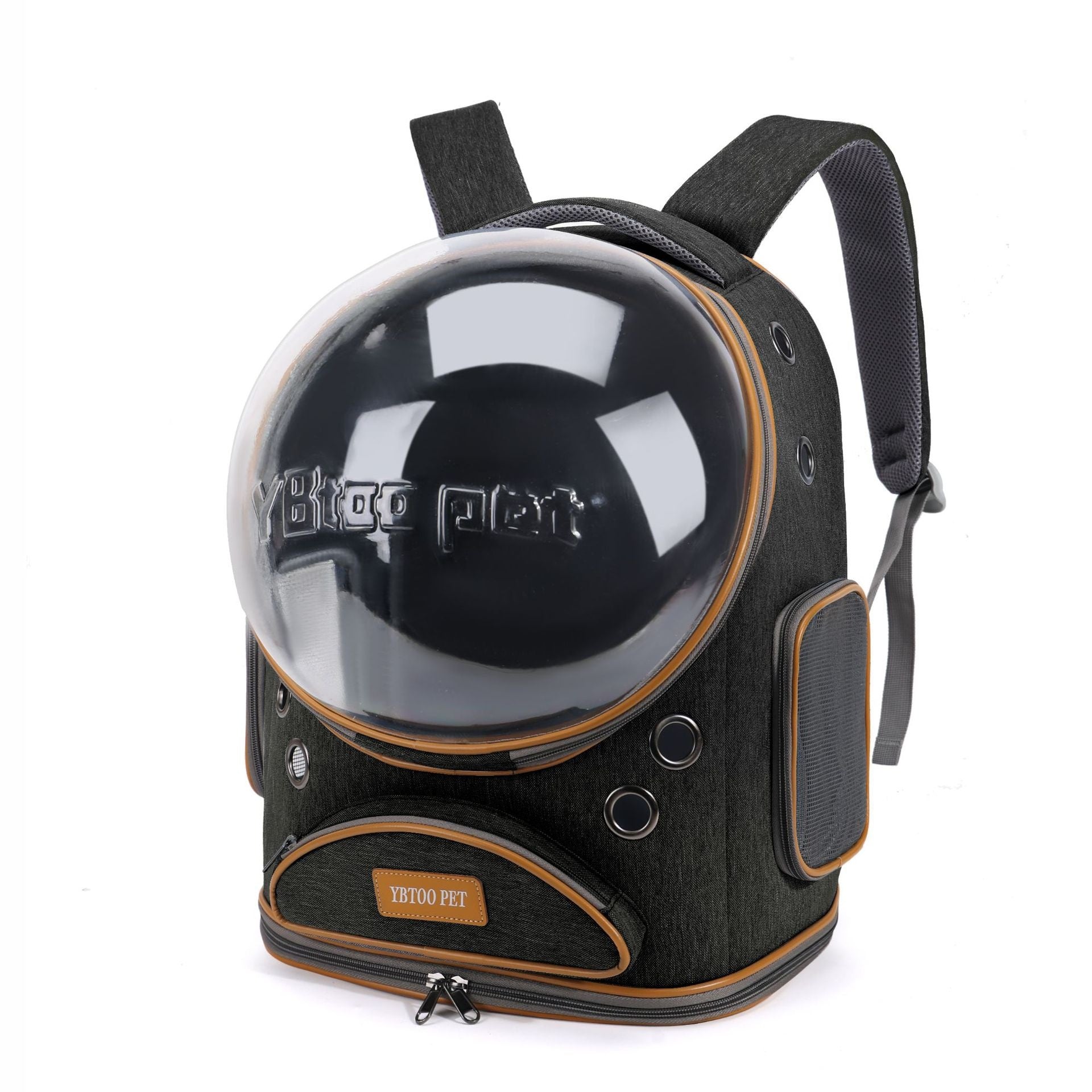 Large Capacity Transparent Pet Backpack Portable Travel Carrier Bag