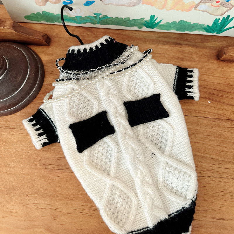 Autumn Winter Pet Sweater Comfortable Clothing Outfit