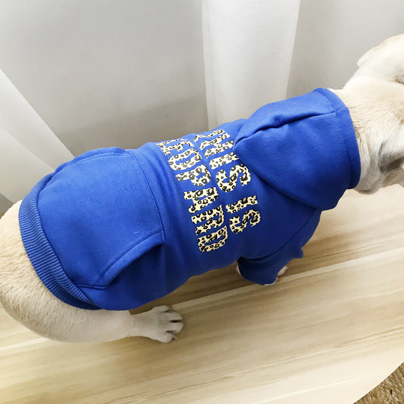 Warm Fleece Lined Pet Sweater Cozy Clothing Outfit